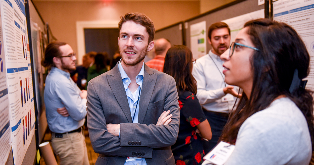 Patrick Gray at the 2019 Space Symposium