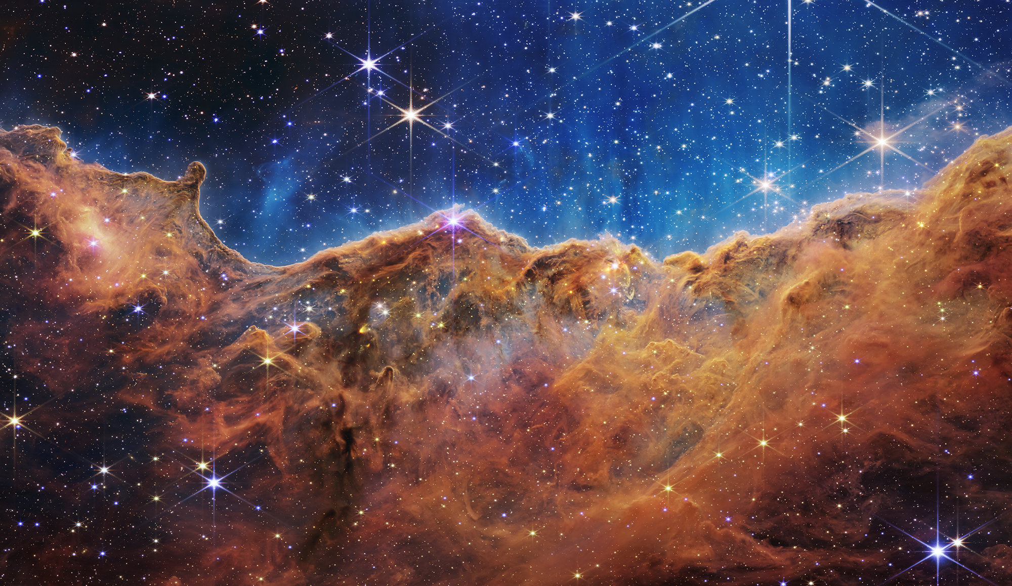 Carina Nebula 
James Webb Space Telescope, NASA