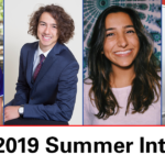 From left to right: 2019 NC Space Grant summer interns Antonia Dingeman, Noah Prezant, Atanaz Bohlooli and Katherine Tighe